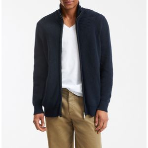 LA REDOUTE COLLECTIONS - Vest - Marineblauw - Katoen - Engelse Rib