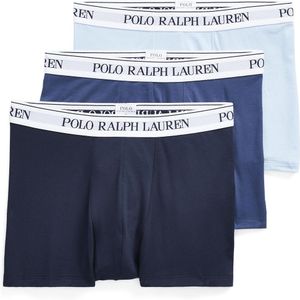 Set van 3 boxershorts POLO RALPH LAUREN. Katoen materiaal. Maten XL. Blauw kleur