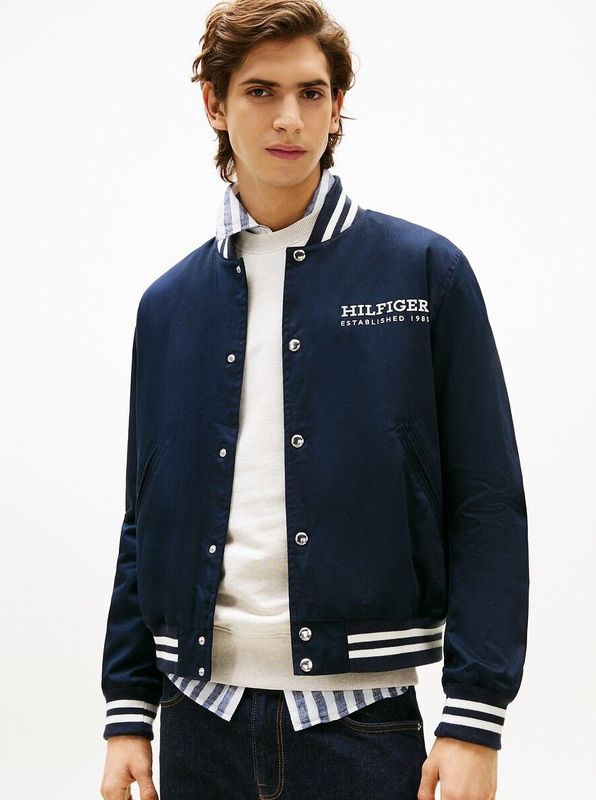 Tommy Hilfiger - AMERICANA VARSITY JKT - Blouson - Desert sky
