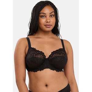 Narcisse Sans Complexe - Balconette BH - Zwart - Polyamide