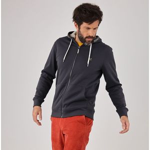 Zip-up hoodie OXBOW. Katoen materiaal. Maten L. Grijs kleur