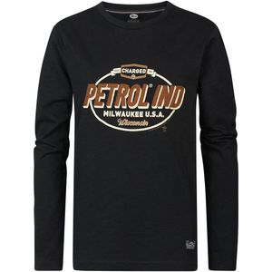 T-shirt met lange mouwen PETROL INDUSTRIES. Katoen materiaal. Maten 14 jaar - 162 cm. Zwart kleur