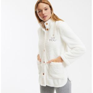 SO'HOME - Pyjamavest - Ecru - Sherpa Fleece