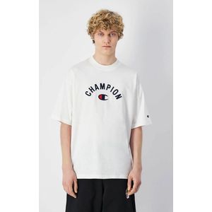 CHAMPION - T-shirt - Wit - Katoen - Korte Mouwen