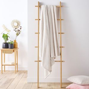 LA REDOUTE INTERIEURS - Puntos - Plaid - Ecru - Microvezel