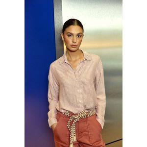 CLARA LA PETITE ETOILE - Vloeiend Hemd - Roze - Viscose - Lange Mouwen