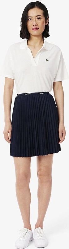 Lacoste, Dames, Rokken, Blauw, Maat: S Poliester,