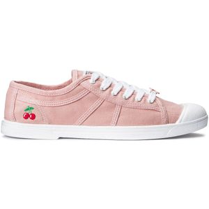 Sneakers in stof Basic 02 LE TEMPS DES CERISES. Canvas materiaal. Maten 36. Roze kleur