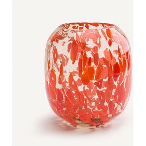 Seventi AM.PM. Vaas - Oranje - Glas - Handgeblazen