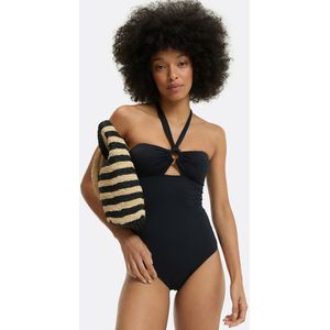 LA REDOUTE COLLECTIONS - Bustier Badpak - Zwart - 90% Polyamide, 10% Elasthan