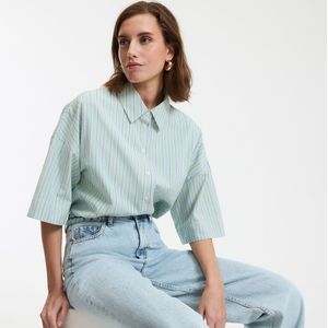 La Redoute Collections - Signature AMBER - Wijd Overhemd - Multicolor - Katoen