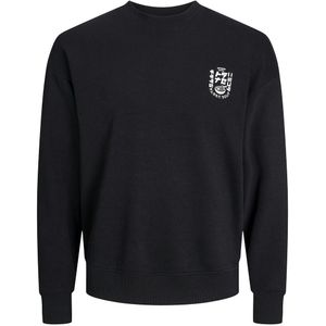 Sweater met ronde hals JACK & JONES. Katoen materiaal. Maten XS. Zwart kleur