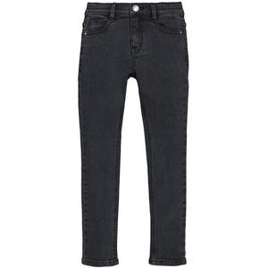 Slim jeans LA REDOUTE COLLECTIONS. Katoen materiaal. Maten 8 jaar - 126 cm. Zwart kleur
