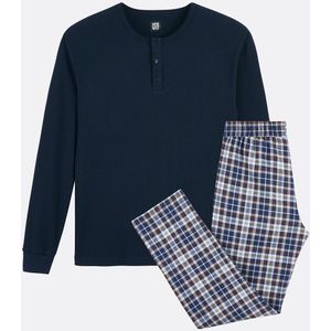 Pyjama in katoen LA REDOUTE COLLECTIONS. Katoen materiaal. Maten S. Blauw kleur
