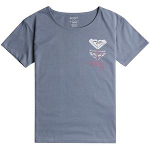 T-shirt met korte mouwen ROXY. Katoen materiaal. Maten 10 jaar - 138 cm. Blauw kleur