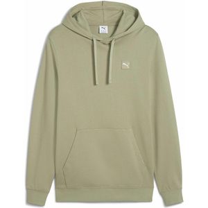 PUMA - Hoodie - Groen - Geborduurd Logo - Katoen