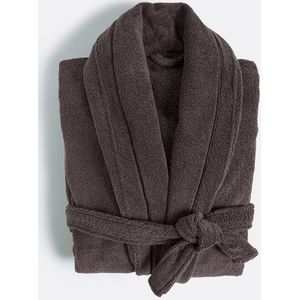 La Redoute Interieurs - Victor - Badjas - Grafiet - 400 g/m2 - Sjaalkraag