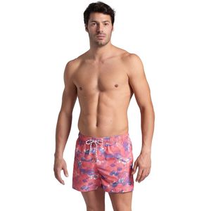 Zwemshort allover ARENA.  materiaal. Maten XL. Oranje kleur