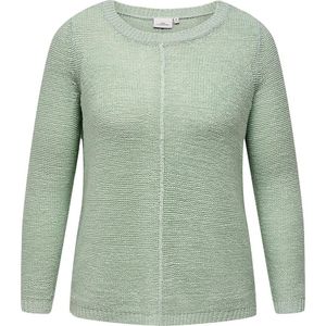 ONLY CARMAKOMA - Trui - Pastelgroen - Fijn Tricot - 65% Acryl, 35% Polyamide