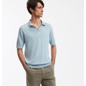LA REDOUTE COLLECTIONS - Polo - Grijsblauw - Polyester - Korte Mouwen