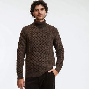 GAUTHIER LA REDOUTE COLLECTIONS - Coltrui - Kastanje - Kabeltricot