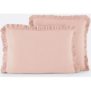 Kumla - Kussensloop - Nude - 100% Katoen - Tetra