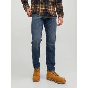 Rechte jeans Jjimike JACK & JONES. Katoen materiaal. Maten W33 - Lengte 34. Blauw kleur