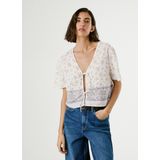 Pepe Jeans - Liliana - Blouseshirt - Bloemen - Puur Katoen