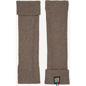 Mitaines in wol en kasjmier, made in France LA REDOUTE COLLECTIONS. Wol materiaal. Maten S/M. Kastanje kleur