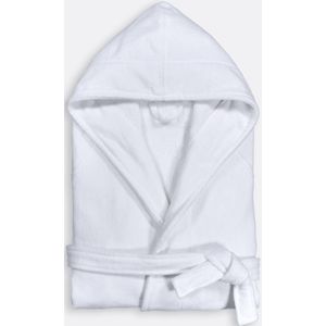 LA REDOUTE INTERIEURS - Trizie - Badjas met Kap - Wit - Fluwelen Badstof 450 g/m2