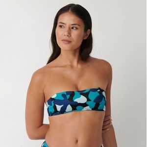 Bandeau bikini-BH Flower Horn SLOGGI.  materiaal. Maten XL. Blauw kleur