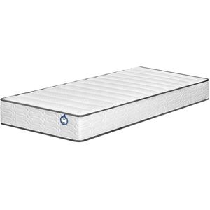 Matras mousse I Novo 926 stevig comfort BULTEX.  materiaal. Maten 2 x 70 x 190 cm. Wit kleur