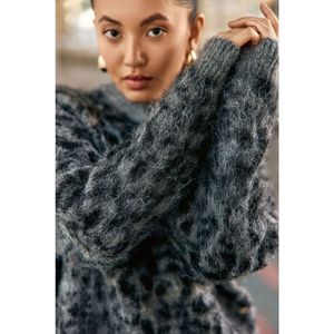 LA PETITE ÉTOILE - MAY - Gebreide Trui - Grijs/Zwart - Polyester