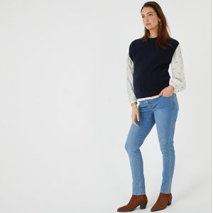 LA REDOUTE COLLECTIONS - Slim Zwangerschapsjeans - Blauw - Denim