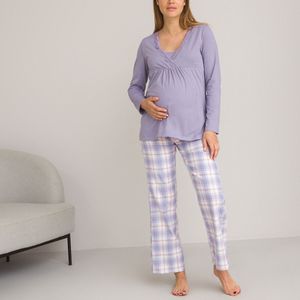 Pyjama voor zwangerschap en borstvoeding LA REDOUTE COLLECTIONS. Katoen materiaal. Maten 44 FR - 42 EU. Andere kleur
