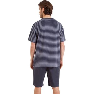 ATHENA - Korte Pyjama - Grijs - Katoen