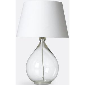 LA REDOUTE INTERIEURS - Izza - Tafellamp - Transparant - Katoen en Glas