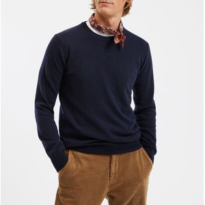 LA REDOUTE COLLECTIONS - Gebreide Trui - Marineblauw - 100% Kasjmier