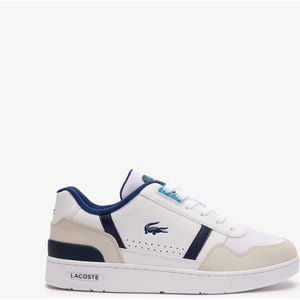 Sneakers in leer T-Clip LACOSTE. Leer materiaal. Maten 40. Wit kleur