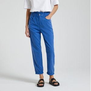 Slim broek Lara Jazz FREEMAN T. PORTER. Tencel/lyocell materiaal. Maten 31 US - 38/40 EU. Blauw kleur