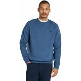 Timberland - Exeter River - Sweatshirt - Marineblauw - Geborsteld Katoen