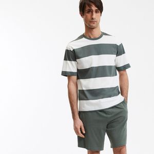 LA REDOUTE COLLECTIONS - Pyjashort - Groen - Jersey - Korte Mouwen