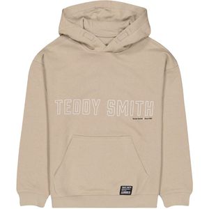 Hoodie in molton TEDDY SMITH. Molton materiaal. Maten 16 jaar - 174 cm. Beige kleur