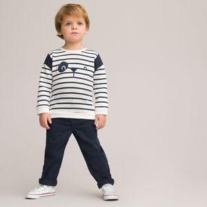 Chino broek LA REDOUTE COLLECTIONS. Katoen materiaal. Maten 4 jaar - 102 cm. Blauw kleur