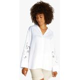 Blouse - Effen - Linnen - Lange Mouw - Losse Pasvorm