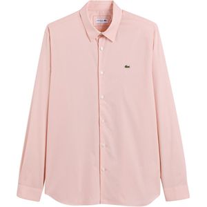 LACOSTE - Hemd - Roze - Popeline - Lange Mouwen - Katoen