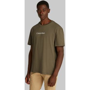 Calvin Klein - T-shirt - Groen - Katoen - Korte Mouwen