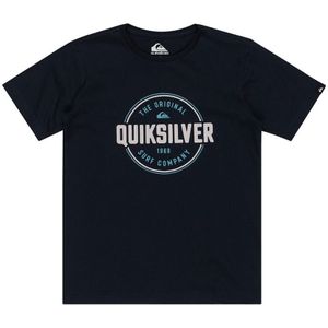 T-shirt met korte mouwen QUIKSILVER. Katoen materiaal. Maten 12 jaar - 150 cm. Blauw kleur