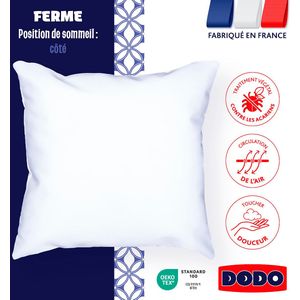 DODO - Hoofdkussen Stevig - Wit - Microvezel - Anti-Mijt