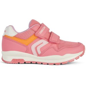 Ademende sneakers met klittenband Pavel GEOX. Polyurethaan materiaal. Maten 36. Roze kleur